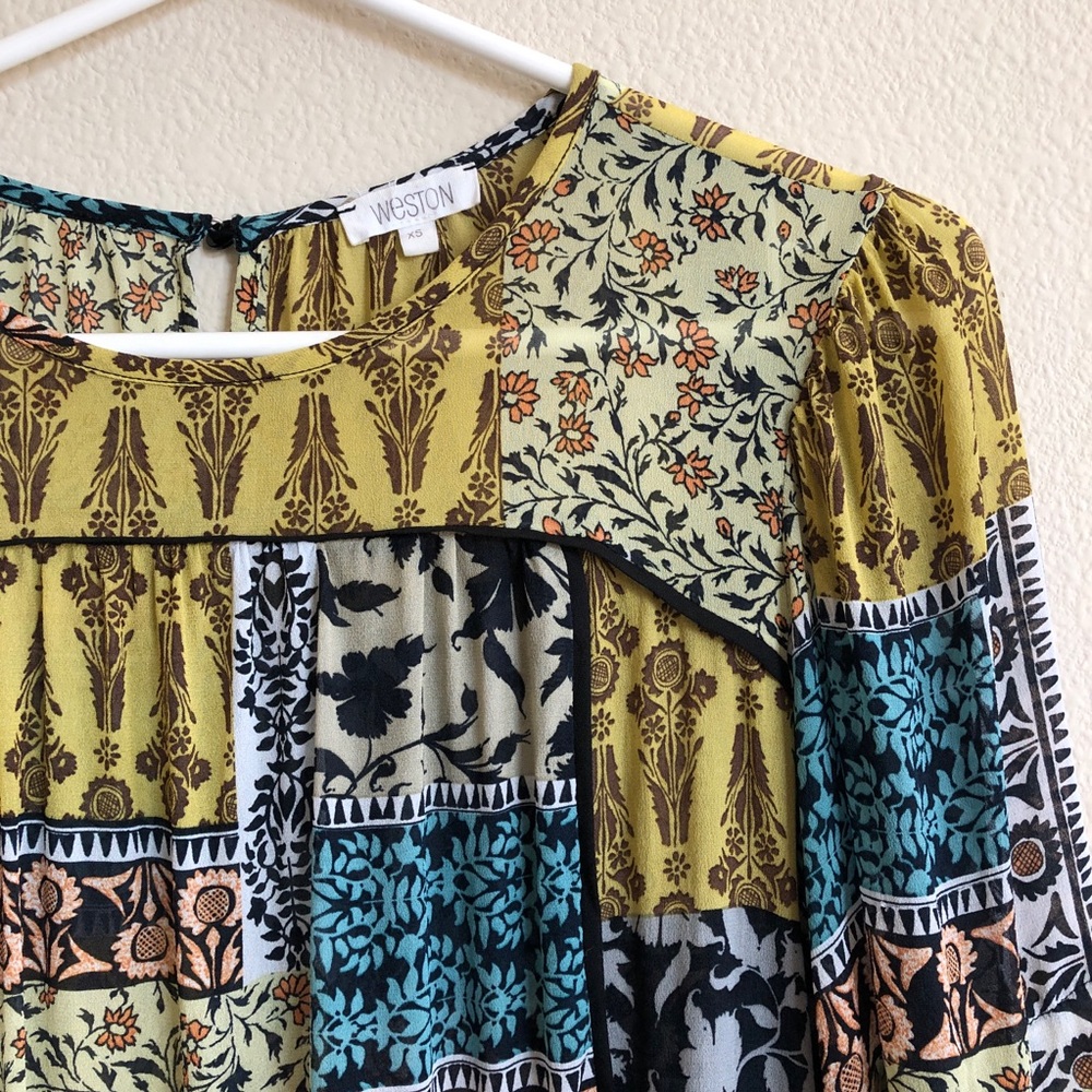 Weston Deka Patchwork Top - image 3